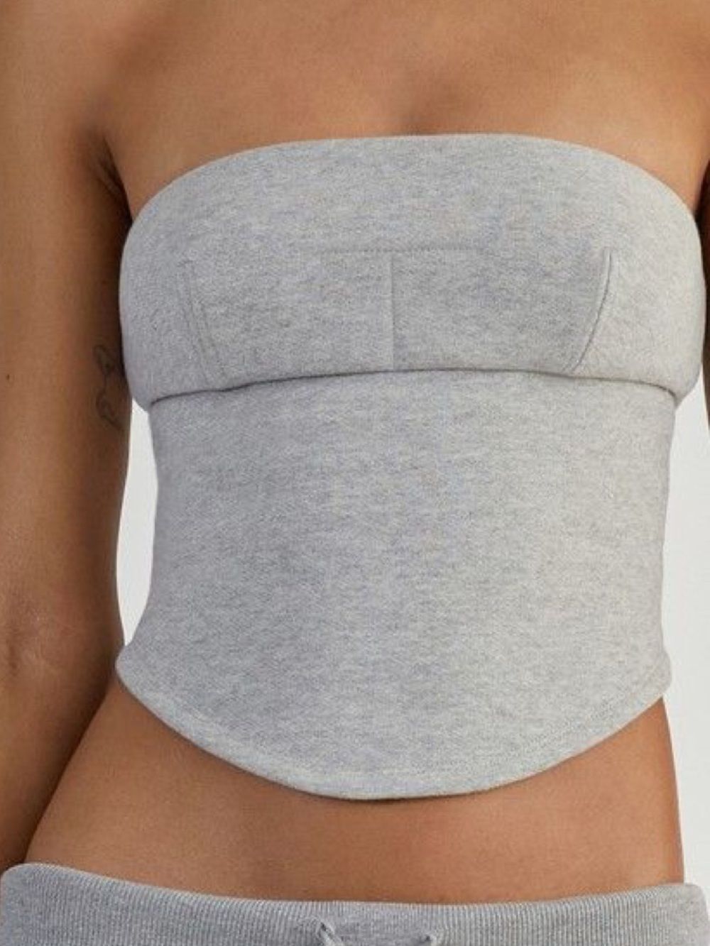 Orseund Iris Le Sport Bustier made of French terry material. Large